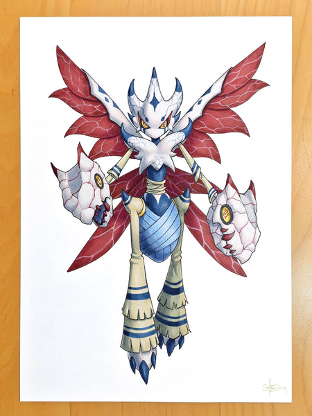 "Upper Moon - SCIZOR" Original Art A4 (8.25 x 11.5)