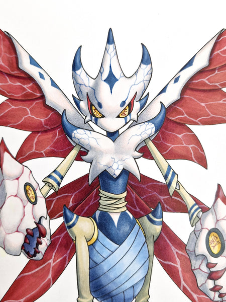 "Upper Moon - SCIZOR" Original Art A4 (8.25 x 11.5)