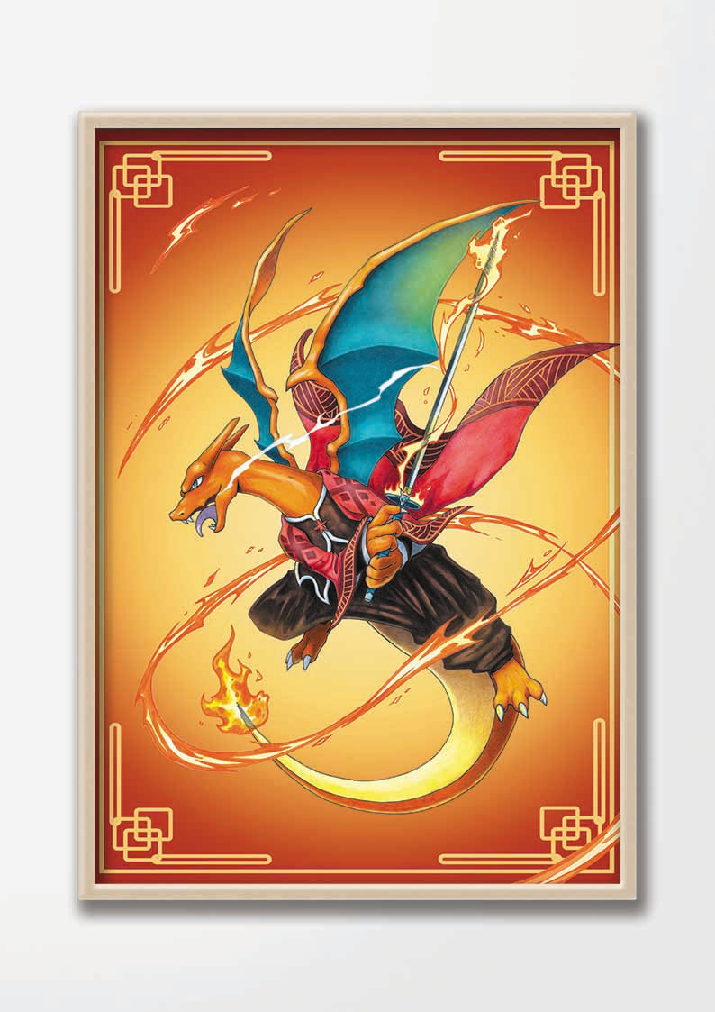 "PokeSlayer CHARIZARD" Print