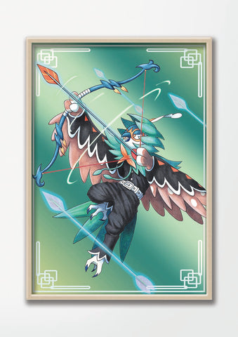 "PokeSlayer DECIDUEYE" Print
