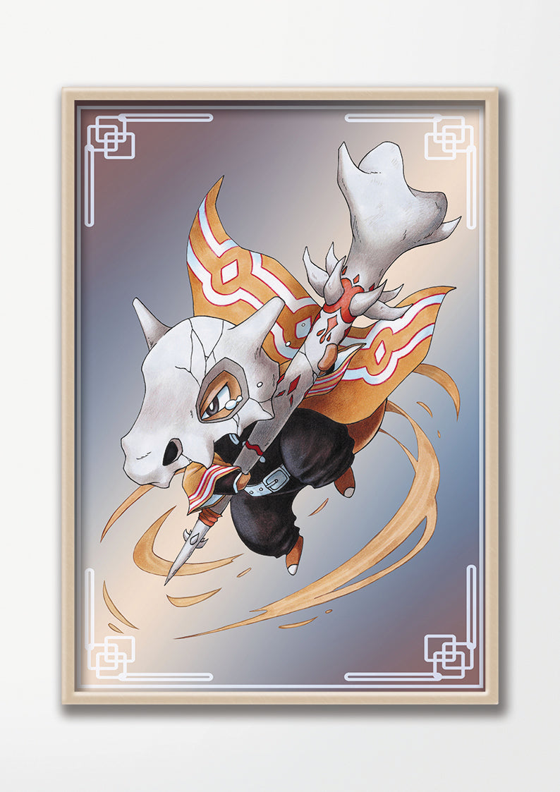 "PokeSlayer CUBONE" Print