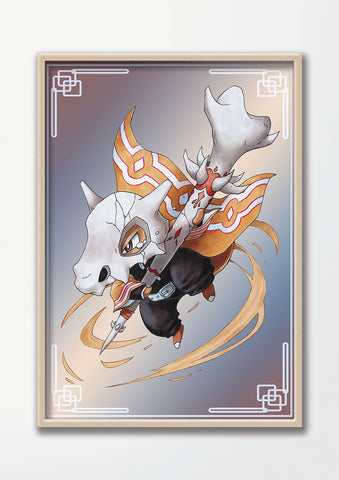 "PokeSlayer CUBONE" Print