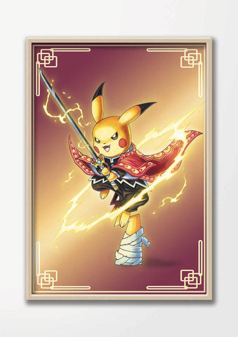 "PokeSlayer PIKACHU" Print