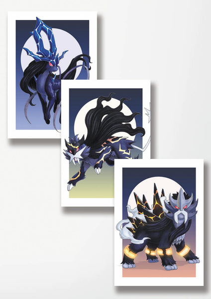 "Shadow Beasts" Print SET (Limited Run)
