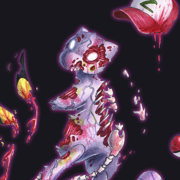 "Zombie Mew" Print