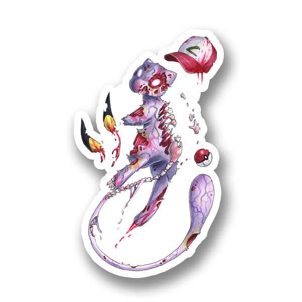 "Zombie Mew" Vinyl Sticker